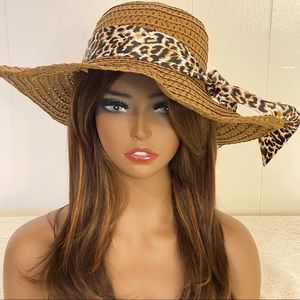 Floppy Straw Sun Hat!!